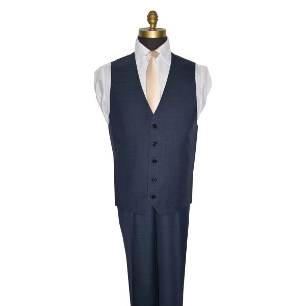 Denim Blue Suit Vest
