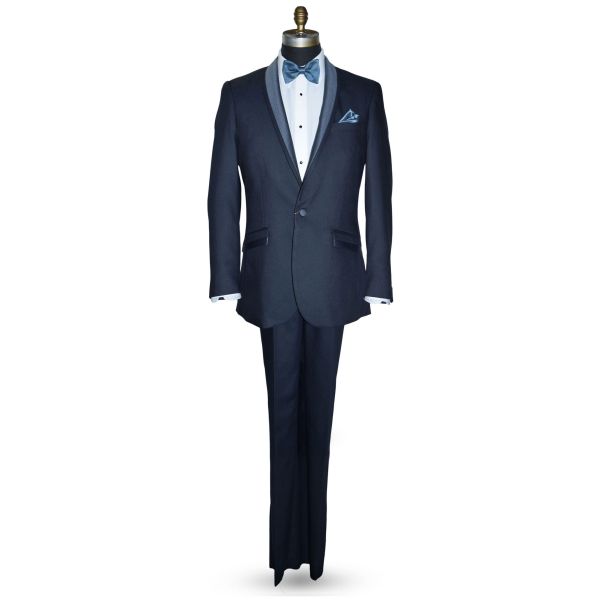 SERENE BLUE POCKET HANDKERCHIEF