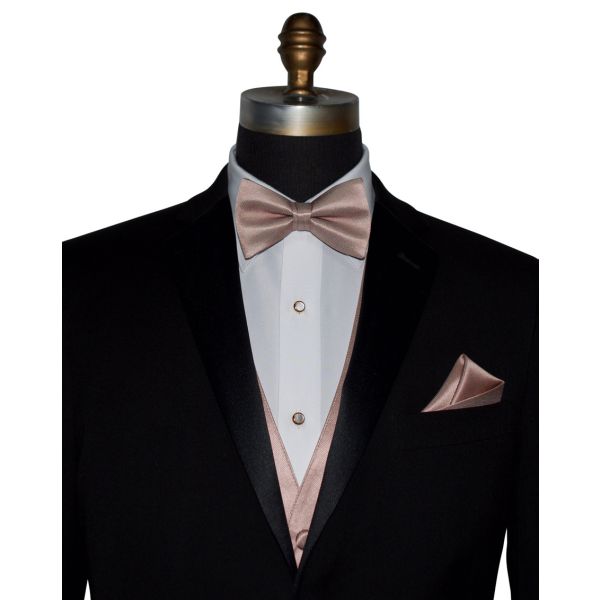 ROSE-GOLD POCKET HANDKERCHIEF