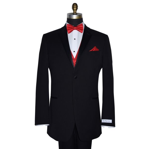 VALENTINA - RUBY RED POCKET HANDKERCHIEF