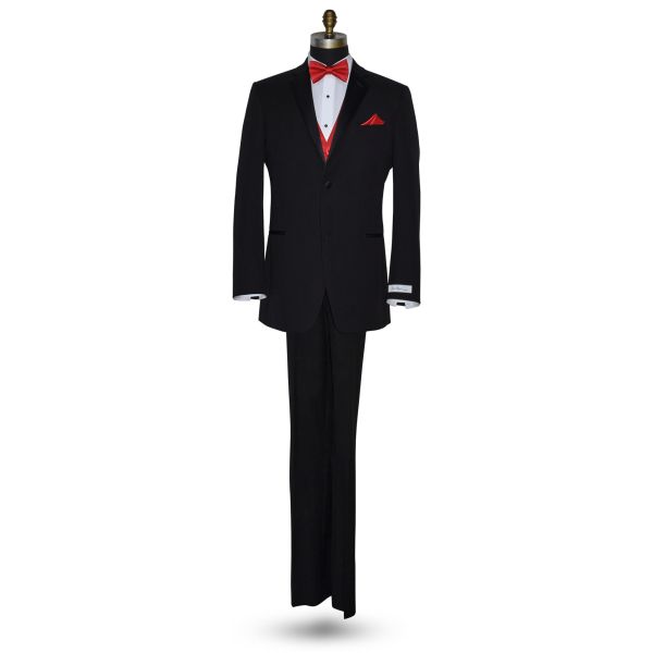 VALENTINA RED BOWTIE, PRE-TIED