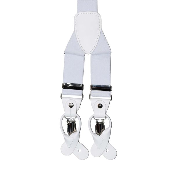 WHITE SUSPENDERS