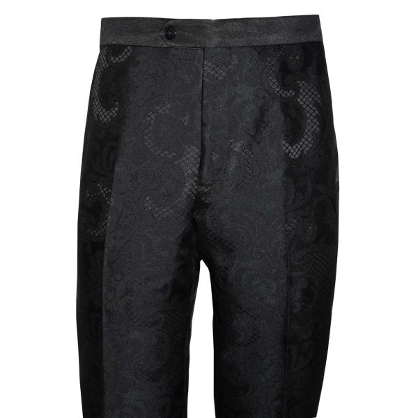 PAISLEY BROCADE TUXEDO PANTS