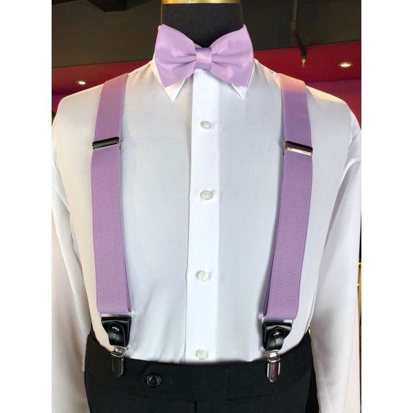 WISTERIA-LAVENDER SUSPENDERS