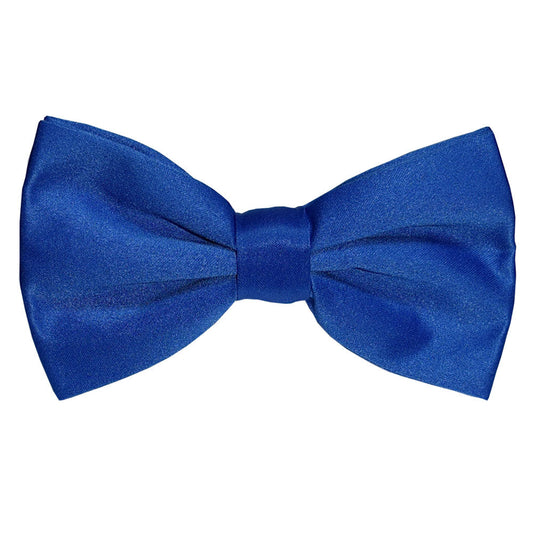 royal-Blue bow tie on a white background