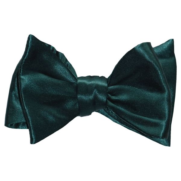Hunter Green Silk Bowtie-Tie Yourself