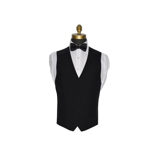 Ultra Black Tuxedo Vest