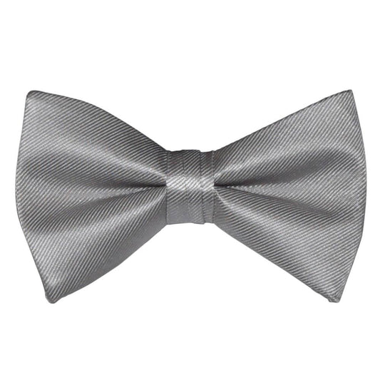 moonlight-gray pre-tied bow tie on a white background