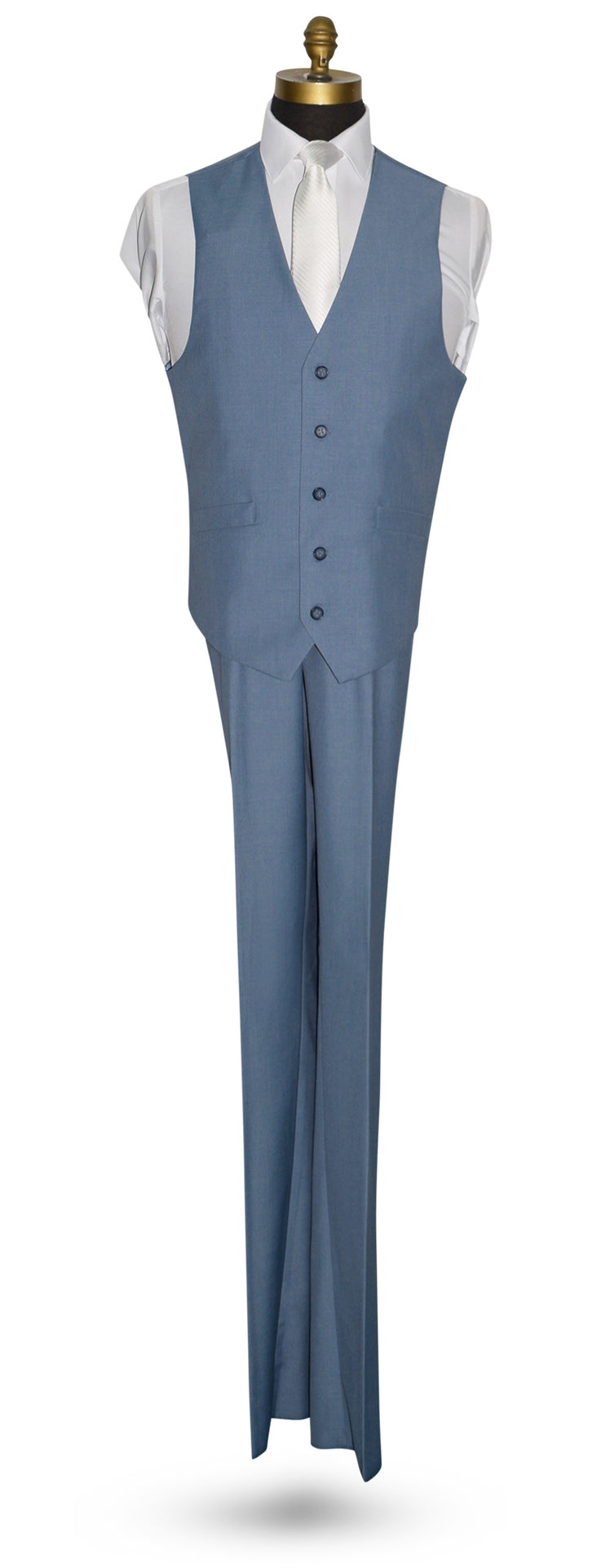 Blue Mens 3-Piece Suit - Vest Optional