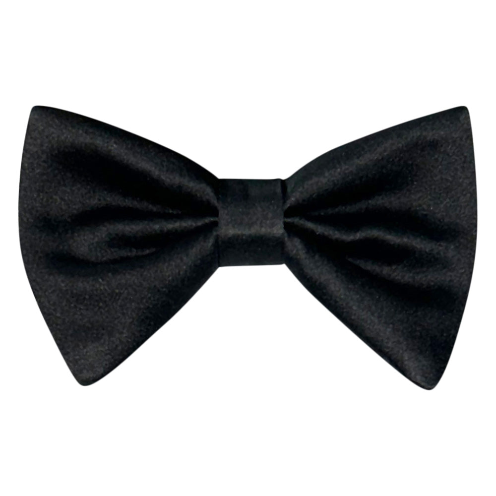 Black bow tie 3 " on a white background