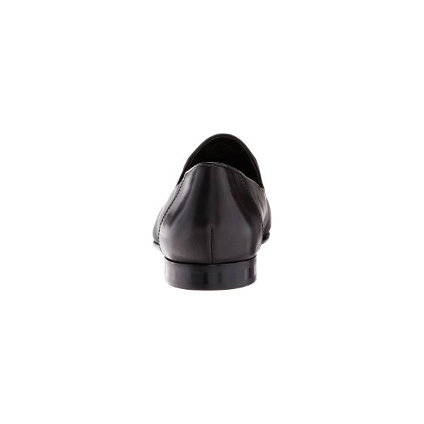 BLACK VELVET SLIP-ON TUXEDO SHOES