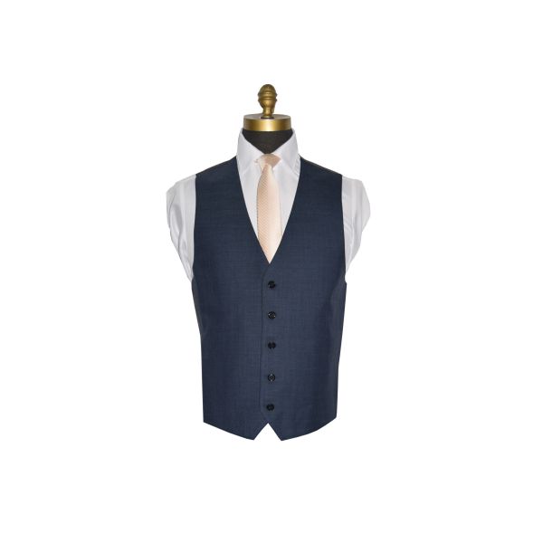 Denim Blue Suit Vest