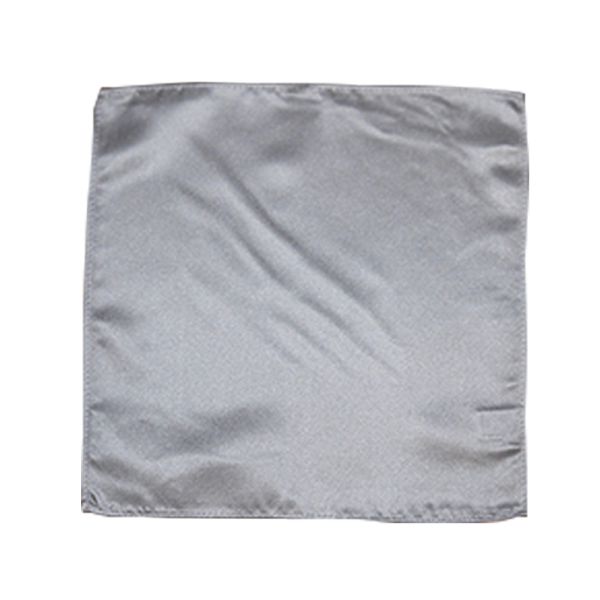 SILVER POCKET HANDKERCHIEF