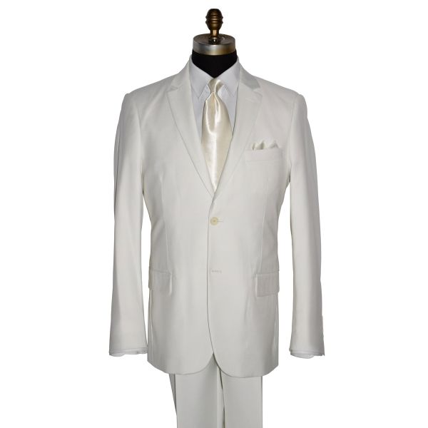 IVORY SATIN DRESS TIE CLASSIC-HI SHEEN