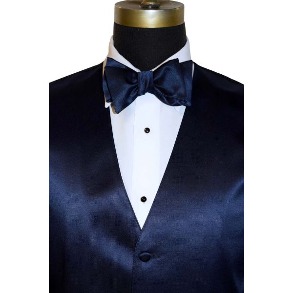 MARINE-BLUE TUXEDO VEST
