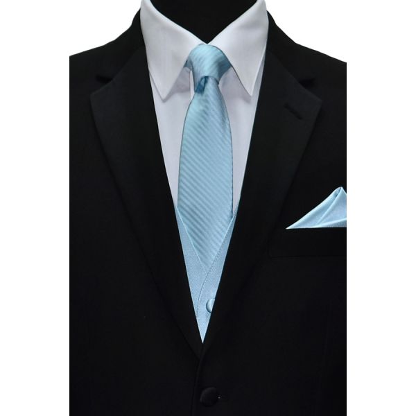 Capri Baby Blue Tuxedo Vest