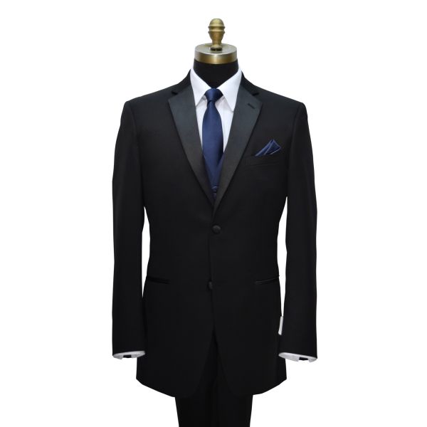 MARINE-BLUE NECKTIE WITH SUBTLE STRIPE, TIE-YOURSELF