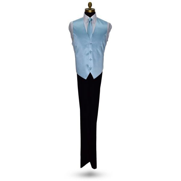 Capri Baby Blue Tuxedo Vest