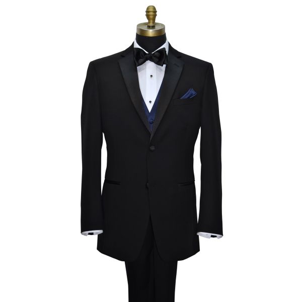 MARINE-BLUE TUXEDO VEST