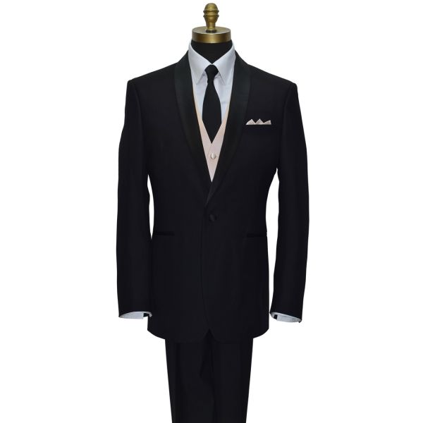 Nude Tuxedo Vest