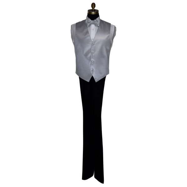 SILVER BOWTIE-TIE YOURSELF