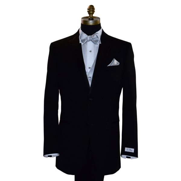 SILVER POCKET HANDKERCHIEF