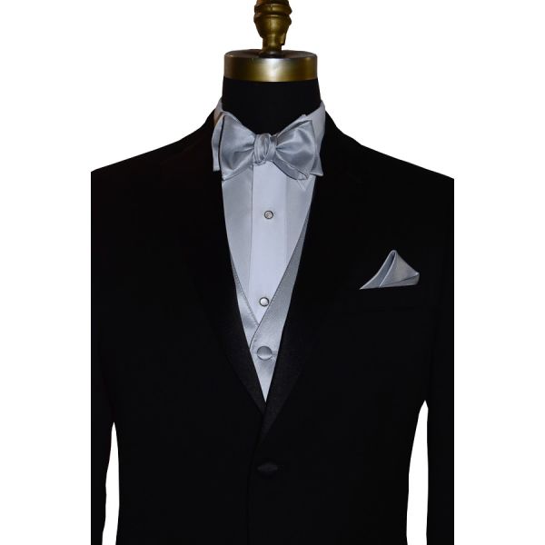 SILVER POCKET HANDKERCHIEF