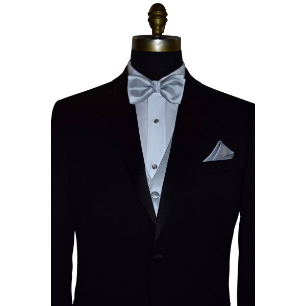 SILVER POCKET HANDKERCHIEF