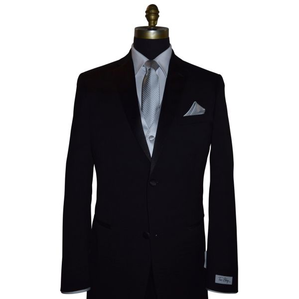 SILVER TUXEDO VEST