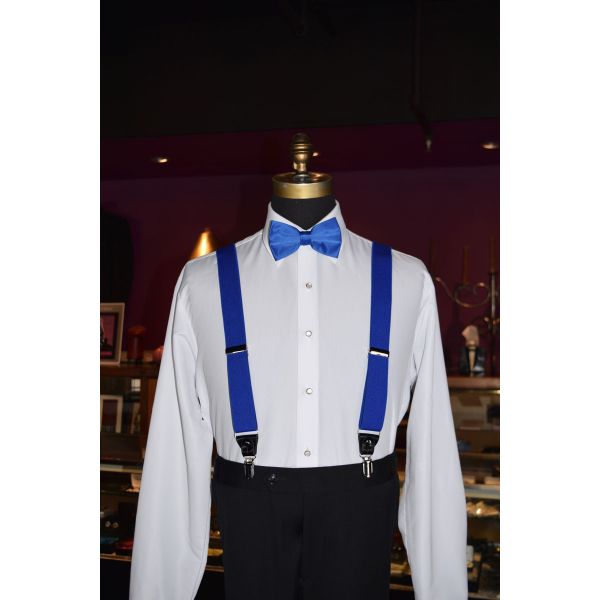 ROYAL-COBALT BLUE SUSPENDERS