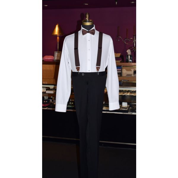 BROWN SUSPENDERS