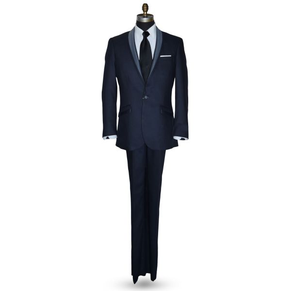 BLACK SATIN DRESS TIE-CLASSIC