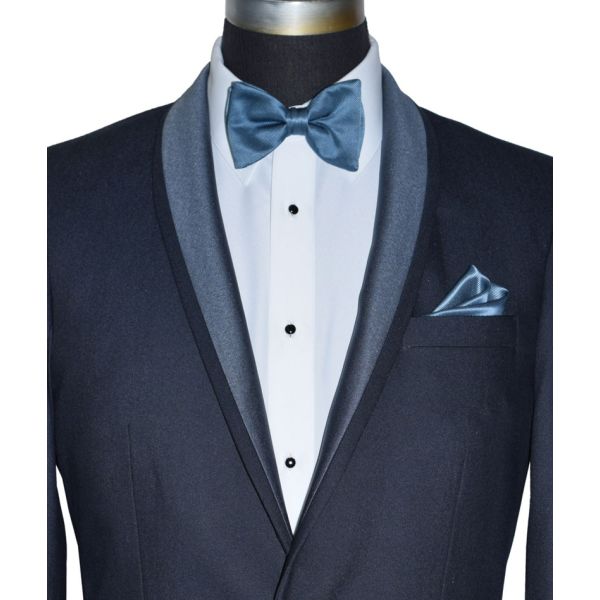SERENE BLUE POCKET HANDKERCHIEF
