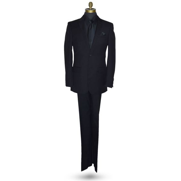 Black Suit Ensemble-Cashmere and Super Fine Wool