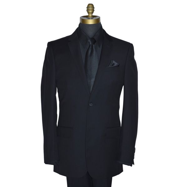 Black Suit Ensemble-Cashmere and Super Fine Wool