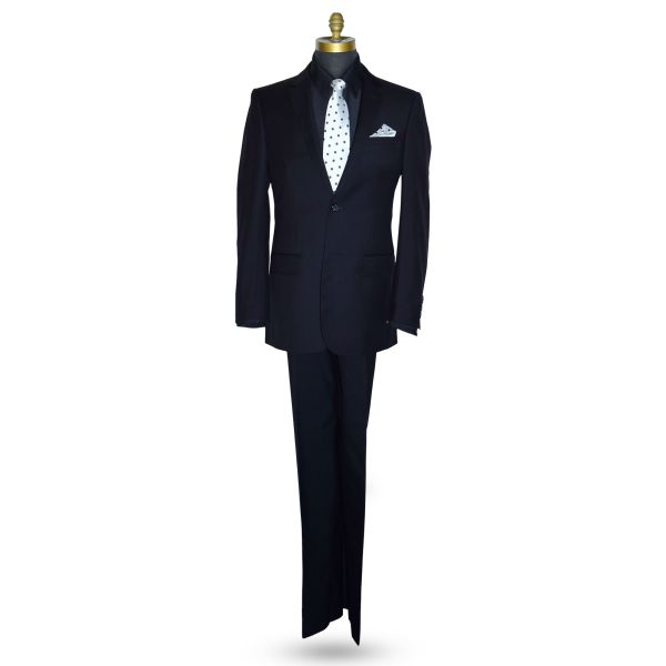 Black Suit Ensemble-Cashmere and Super Fine Wool