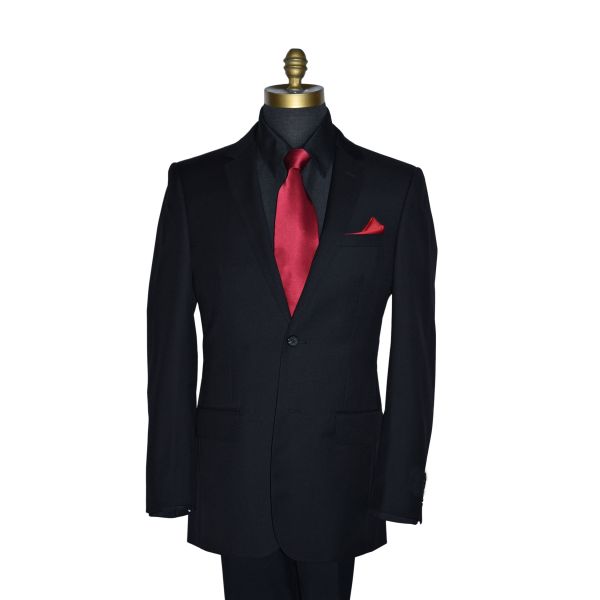 Black Suit Ensemble-Cashmere and Super Fine Wool