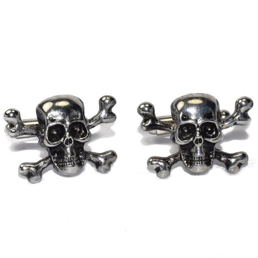 SKULL AND BONES CUFFLINKS