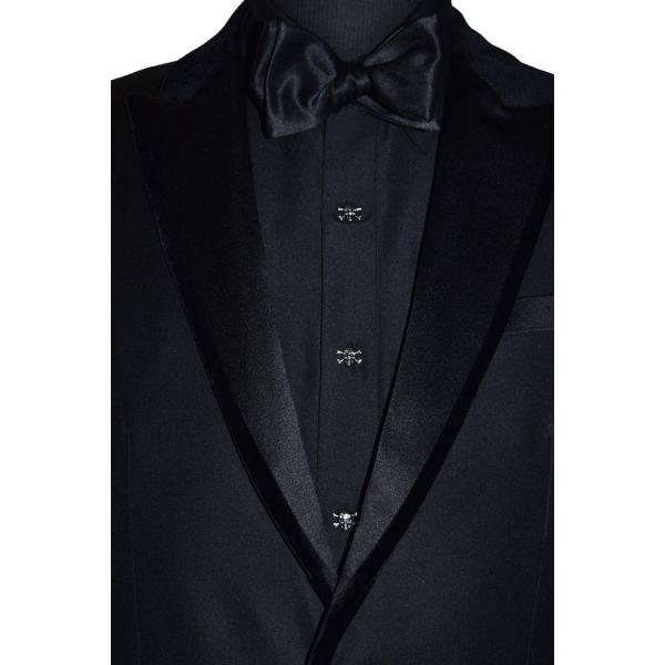 Black Tuxedo with Velvet Trim Ensemble