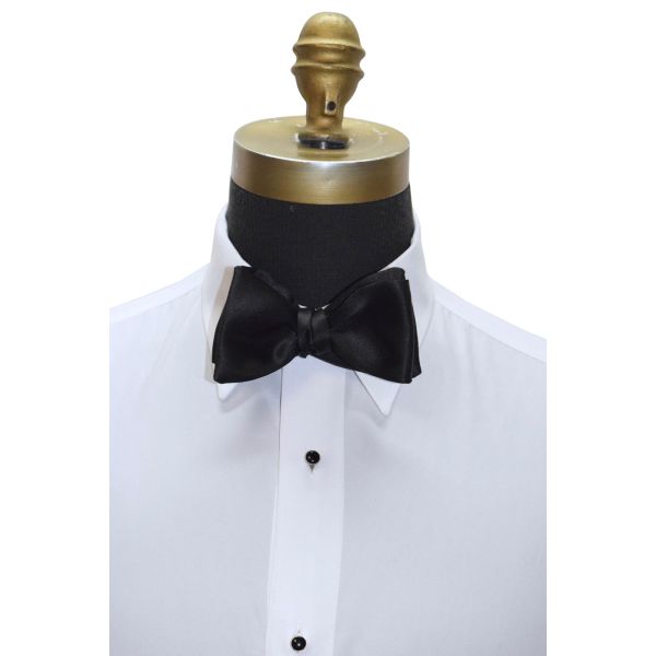 Black Satin Bowtie-Tie Yourself