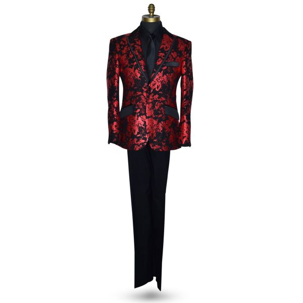 Lust Red Tuxedo Ensemble
