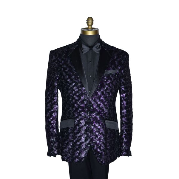 Purple Onyx Tuxedo Ensemble