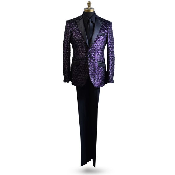 Purple Onyx Tuxedo Ensemble