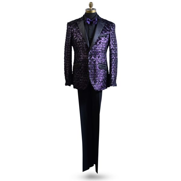 Purple Onyx Tuxedo Ensemble
