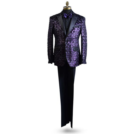 Purple Onyx Tuxedo Ensemble