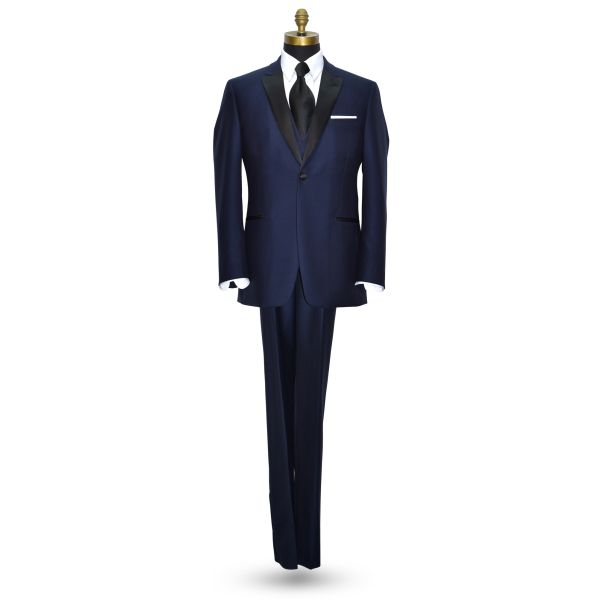 BLACK SATIN DRESS TIE-CLASSIC