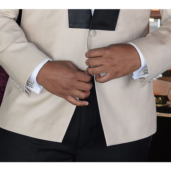 BLING CUFFLINKS SQUARE WITH CZ'S