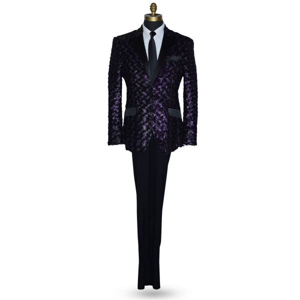 Purple Onyx Tuxedo Ensemble