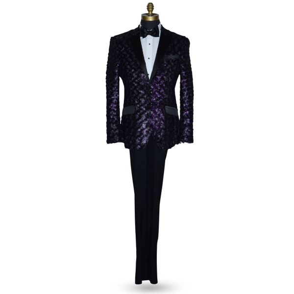 Purple Onyx Tuxedo Ensemble