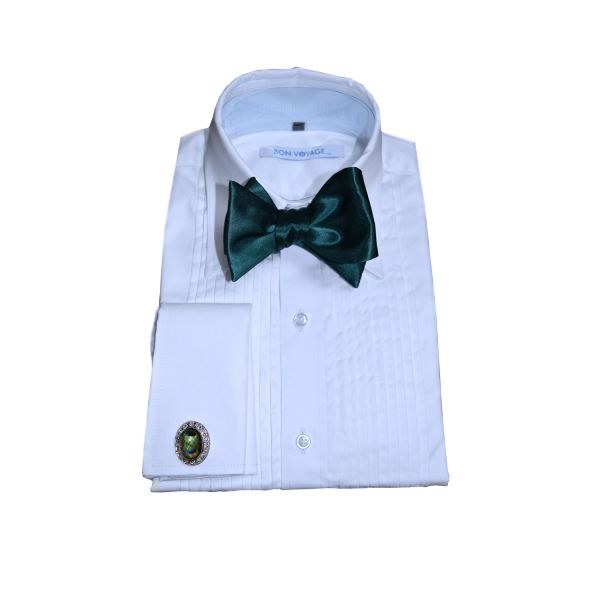 Hunter Green Silk Bowtie-Tie Yourself